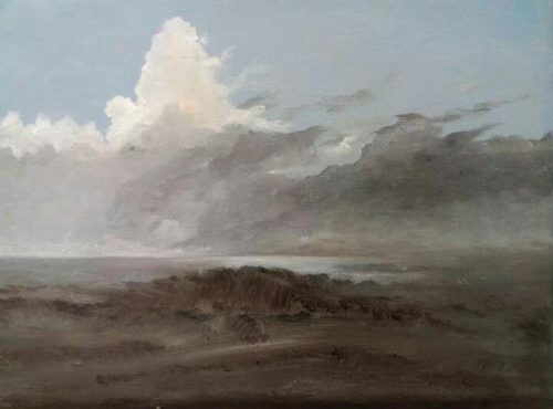 Coast V, 2022, oil on canvas, 18*24